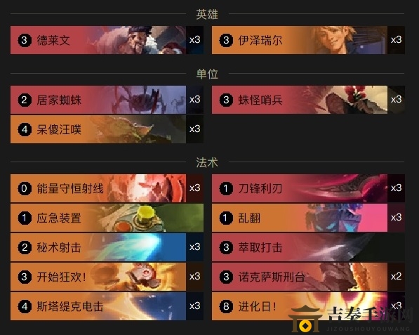 《符文传说火EZ卡组解析》火EZ卡组实战攻略分享