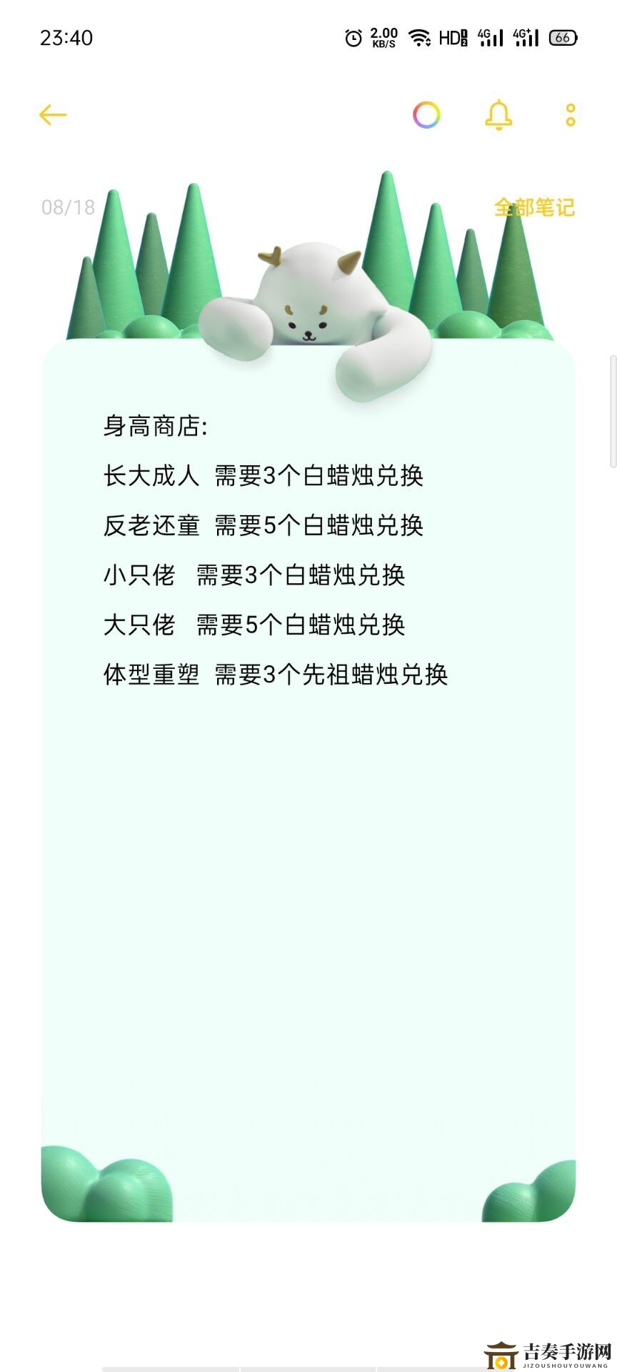 光遇商店兑换攻略详览，价格与内容解析