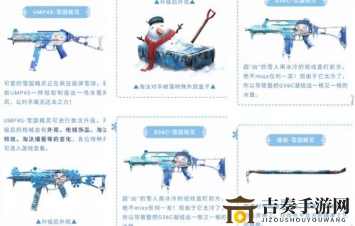 《和平精英》雪国精灵UMP45新皮肤抢先看，全新视觉体验大揭秘