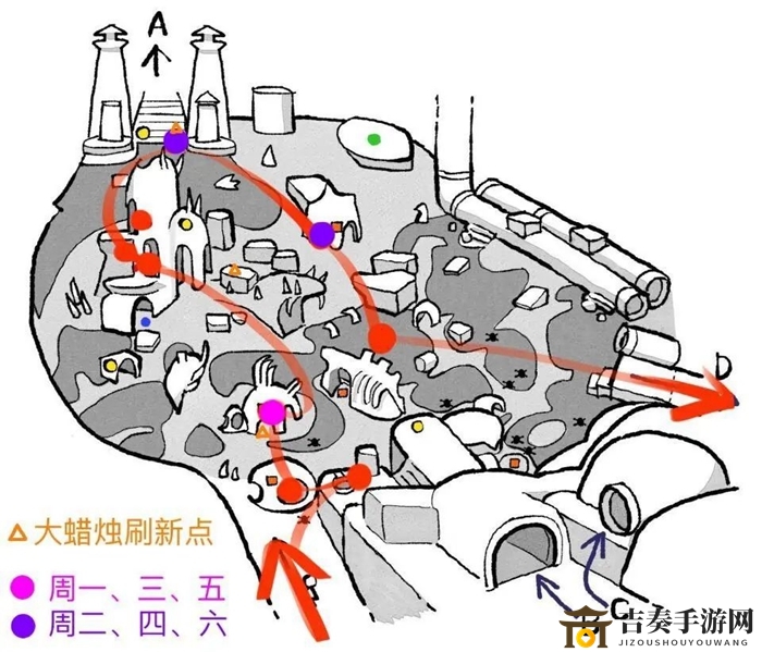 光遇暮土蜡烛收集攻略 暮土蜡烛路线位置大全