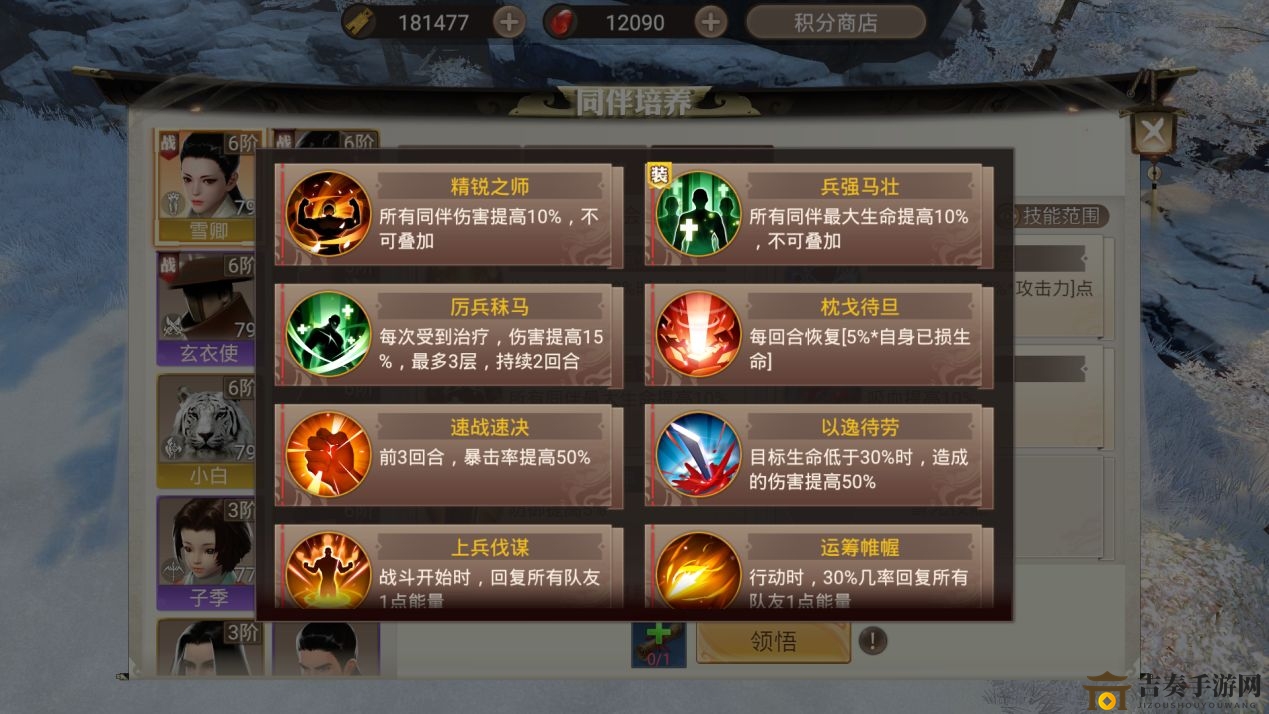 战国纪雪卿天赋宝石刻印策略全解析，深度玩法指南
