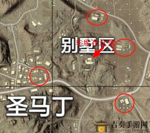 和平精英别墅区车库在哪里 别墅区黄金跑车车库位置介绍
