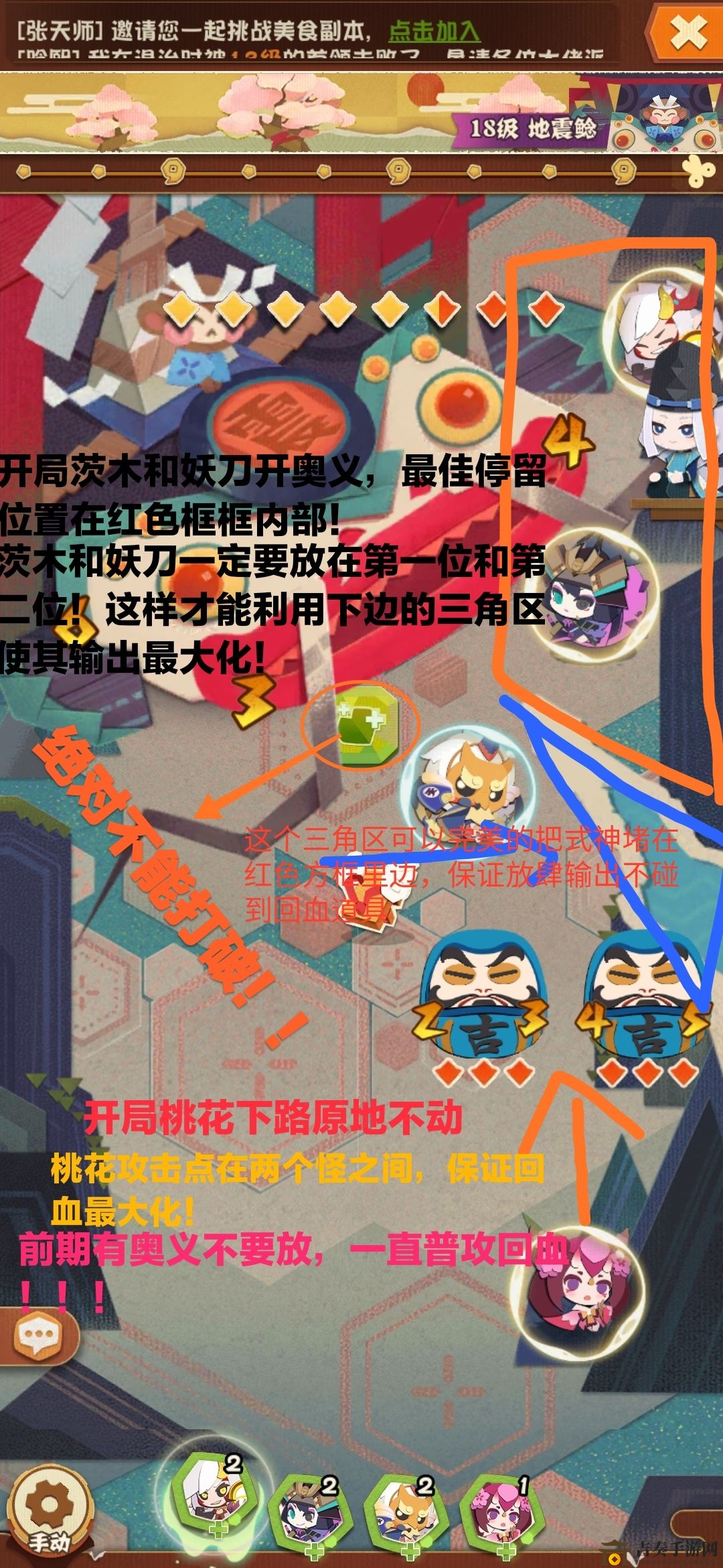 《阴阳师妖怪屋》地震鲶挑战攻略，18级BOSS战技巧分享
