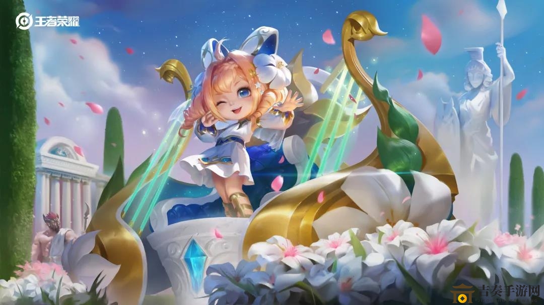 《王者荣耀》蔡文姬繁星吟游技能升级，特效焕新展示