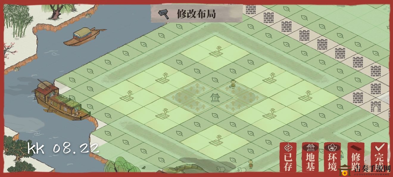 江南百景图绿化布局精粹，雕像与水井规划感悟