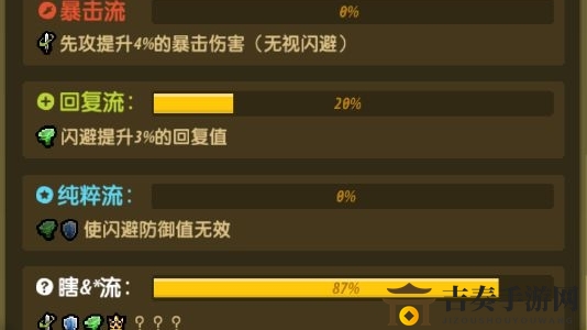冒险与挖矿四维属性搭配详解