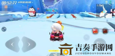《跑跑卡丁车手游宝藏攻略》揭秘冰筑跳台箭头位置