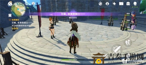 原神骑士任务速破技巧，两秒内轻松摧毁木桩