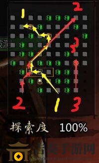 我的侠客宇文家密室宝藏走法箱子全吃探索度100%攻略