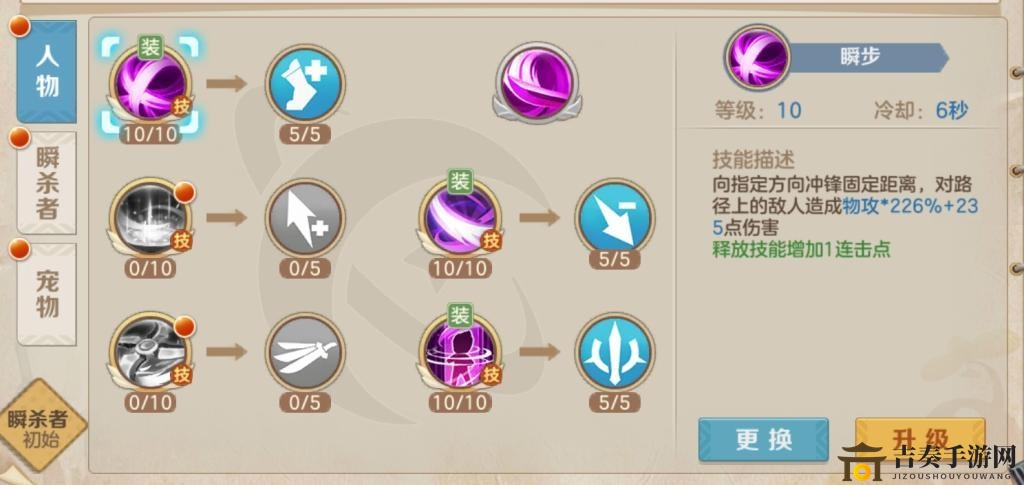 《云上城之歌瞬杀者攻略》高效操作与加点技巧分享