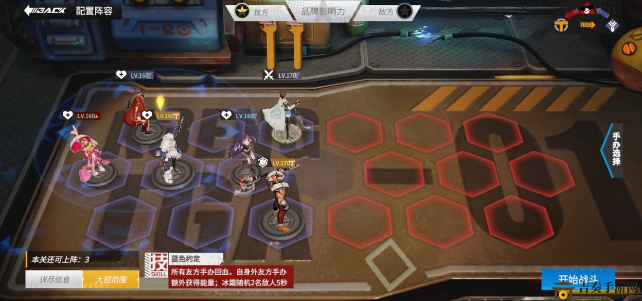 《高能手办团海湾王国攻略》精华阵容与站位揭秘